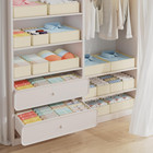 Drawer Organizer Clothes 15 Pack - Foldable Baby Organizers And Storage   Closet
