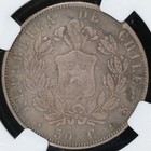 1854-so Chile Silver 50 Centavos Ngc Vf30