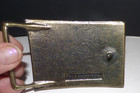 Vintage Brass Belt Buckle Henry Ford Detroit  Michigan Model  t  Automobile