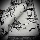 Cynthia Rowley Graveyard Scene Halloween Throw Blanket Tapestry Wall Art Decor