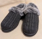 Bobs Skechers Keepsakes Ice Angel Slipper Grey Cable Women s Size 7 F38
