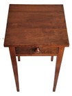 One Drawer Stand  Nightstand  Hepplewhite  Neoclassical  Cherry  Early 1800 28 t