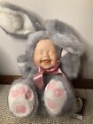 Geppeddo Cuddle Kids Baily Bunny Rabbit Baby Doll Porcelain Face Plush  nwt Box 
