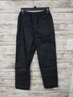 Columbia Rain Pants Youth Large 14 16 Black Omni-tech Waterproof Cargo Utility