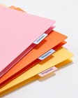 Labels  Self-adhesive Thermal Tabs - M110 Sticky Index Tabs Labels Compatible