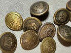          Wwi German M-1910 Crown Buttons Lot Of 12     Original Imperial Issue