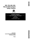 John Deere 655 755 855 955 756 856 Tractor Service Repair Manual Tm1360 Usb