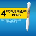 Bic Wite Out Brand Shake  n Squeeze Correction Pen  4-pack