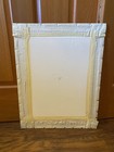 Vtg Completed Cross Stitch Large Sampler Alphabet Numbers Home 17x22 Cottage