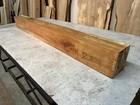 Reclaimed Solid Elm Wood Beam fireplace Mantel Beam hand Planed figured Wood