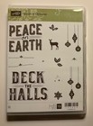 Stampin  Up   carols Of Christmas  New 13 Pc  Rubber Stamp Set   Matching Dies