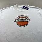 Vintage Wnba T-shirt Mens Xl White Champion Nba Basketball League Of Own Usa 90s