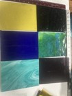 Stained Glass Sheets  8   x6    Lot Of  6 Mixed Pieces Ships Free Pics Like  U Get