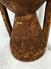 Antique Mortar Early Primitive Hand Carved Unusual W handles Original 18thc