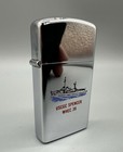 Vintage 1972 1970   s Zippo Lighter Spencer Whec 36 Us Coast Guard U s c g c  Slim