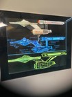 Star Trek  Prop Holodeck  Enterprise  3 Screen Lcars Transparent Print Excellent