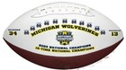 Michigan Wolverines 2023 National Champions 12-time Champions Souvenir Footballs