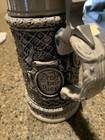 German Dbgm Pewter Lidded Beer Stein Mug Vintage Made In Germany