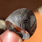 Ancient Rare Silver Viking Ring Stunning Authentic Antique Artifact