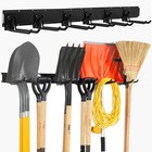Clamping Garden Tool Organizer  Garage Organization Wall Mount Tool 48inch