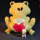 Tooth Fairy Frog Felt Pillow Heart Pocket   Porcelain Tooth Keepsake Box Bundle