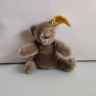 Vintage Steiff Miniature Bear 3  Brass Ear Tag Collectible Germany