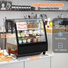 3 5 Cu ft Countertop Refrigerated Display Case Bakery Merchandiser Refrigerator