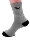 Lot 3-12 Pairs Men Sport Athletic Crew Socks Cotton Boot Work Solid Plain Casual