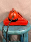 Vintage Red Rotary Telephone Stromberg Carlson 1243 Distressed Painted Decor