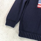 Vintage Ralph Lauren Polo Jeans Co Sweater Youth Large Knit Flag Usa  Jumper