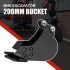 200mm Narrow Bucket Attachment For 1 Ton-1 8 Ton Mini Excavator Digger In Usa