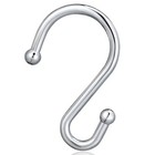 Nickel Shower Curtain Hooks Rust Proof Shower Curtain Rings For Bathroom Set O
