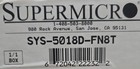 Supermicro 505-2 Sys-5018d-fn8t Rack-mountable Xeon D-1518 2 2 Ghz - New