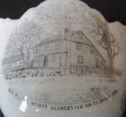 Early 20th Century Souvenir Creamer Ellery House Gloucester Massachusetts