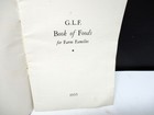 G  L  F  Book Of Foods For Farm Families 1935