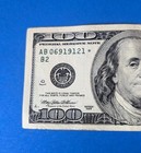 100 Dollar Bill Star Note 1996 Ab Very Rare Ab 06919121 