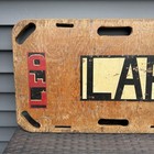 Vintage 1950s Laporte Ifd Wood Ems Spine Board Fire Dept Rescue Backboard Rare