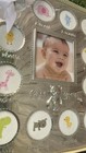 Brand New Carter   s My First Year Silver Picture Frame Newborn To 1 Year Old