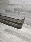 Antique Victorian Brass Fireplace Fender Pierced 43  Long X 10  Tall  heavy 