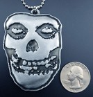 Misfits Necklace New Crimson Ghost Danzig Fiend Pendant Skull 2009 Huge