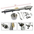 Gm 32  Tilt Auto Steering Column Chrome With 9 Holes Adapter   Key