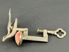 Antique Brass Ornate Bird Sewing Clamp Victorian