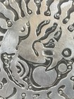 Don Drumm Cast Aluminum Trivet Sun Art Tray Pewter 8  X 8 