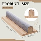 15 7 Inches Wool Pressing Bar With Solid Wood Core And Clapper Seams Flat Qui   