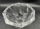 Vintage Orrefors Residence Thick Heavy Crystal Octagonal Swirl Bowl 7 5 x 4 75 