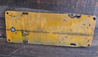 Vintage 1912 Michigan License Plate 19281 Yellow Black Michigan Seal Porcelain 