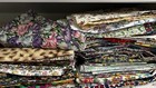 Surprise Variety Pack Bundle 5 Yards Fabric Mix Assortment Flowers Colorful