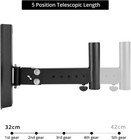Professional Adjustable Speaker Brackets  2-pack Wall Mount For Dj   Pa Systems