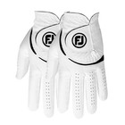 Footjoy Men s Weathersof 2-pack Golf Glove  White  Large  Left Hand Worn