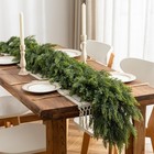 6ft Cedar Garland For Christmas Decoration-realistic Faux Green Garlands For    